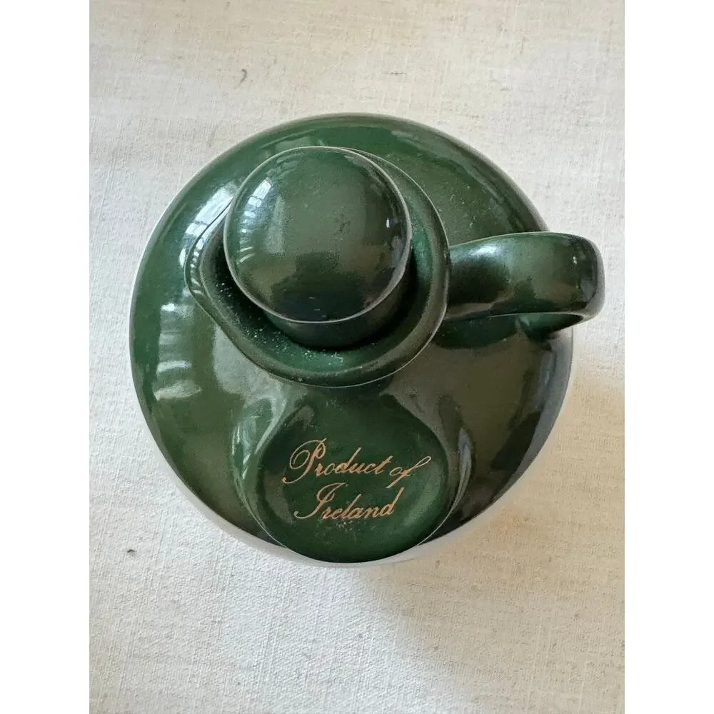 Vintage Tullamore Dew Uisge Baugh Irish Whiskey Ceramic Decanter Jug Ireland